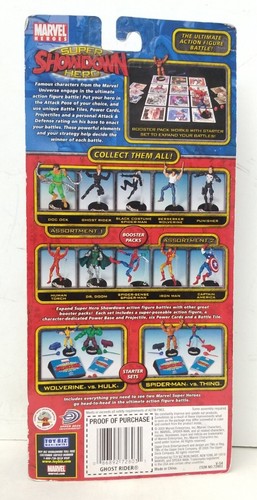 ToyBiz 2005 4" Marvel Super Hero Showdown "Ghost Rider" Booster Pack Figura LEER - Imagen 16 de 24