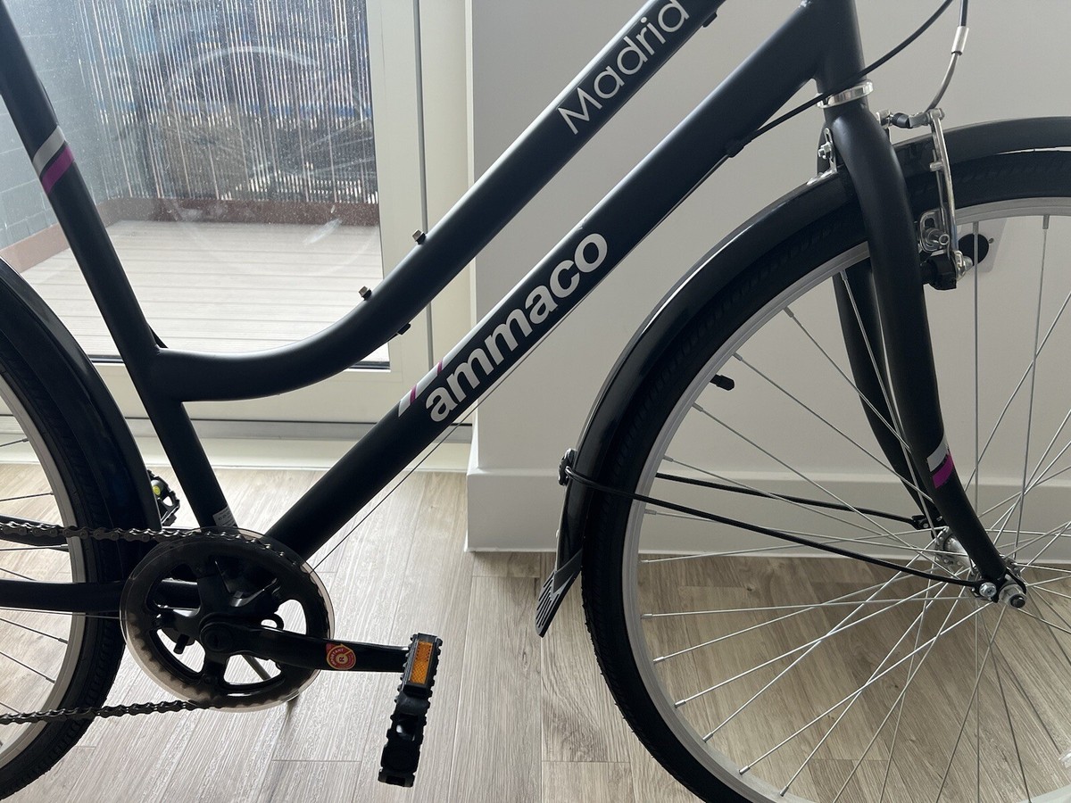 Wheel Ammaco Madrid 700c Women's Hybrid Black Ammaco