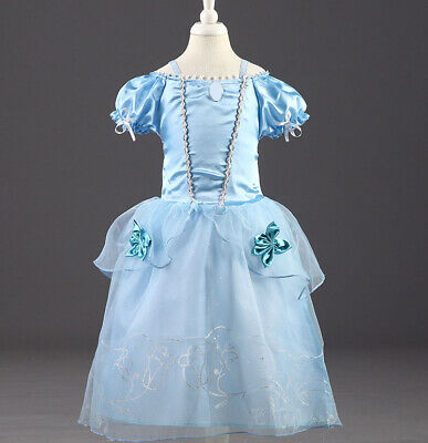 Kinder Mädchen Prinzessin Cosplay Kostüm Cinderella Abschlussball Party Kleider Kinder Mädchen Prinzessin Cosplay Kostüm Cinderella Abschlussball Party Kleider