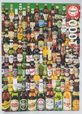 1000 PC. EDUCA (2004 - BEERS - BEER BOTTLES - MADE IN SPAIN) JIGSAW PUZZLE
