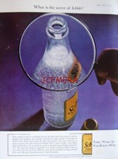 1965 SCHWEPPES Tonic Advert Print - "The Secret of Schweppes" Ad