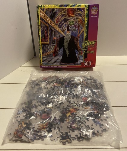 Fantasy Wizards Gallery Leuchten im Dunkeln 500-teiliges Puzzle von Myles Pinkney USA