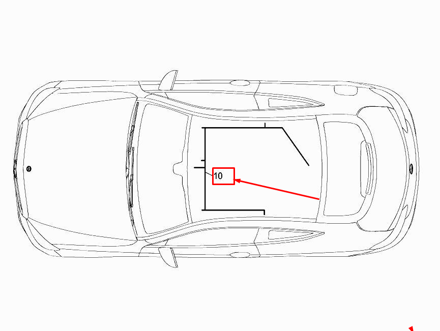Neu MERCEDES-BENZ C Coupe C205 Dachkabelbaum A2055409468 Original