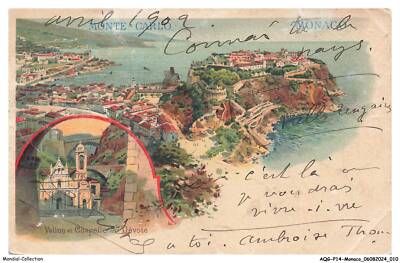 AQGP14-0850-MONACO - MONTE-CARLO - valley and chapel ste-devotee