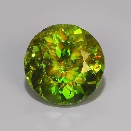 0.86 CTS NATURAL COLOR CHANGE CHROME SPHENE TITANIUM GEMSTONE WITH