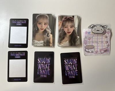 Ive Concert Show what i HAVE 1st world tour Encore Liz Photocard 2 Pc Set