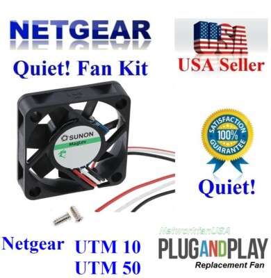 Lot 5x new Quiet fans NETGEAR ProSAFE GS748TP Low noise best for Home Networking