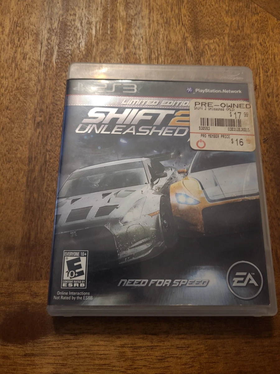 Need for Speed Shift 2 - Unleashed Limited Edition - Ps3 - Jogos