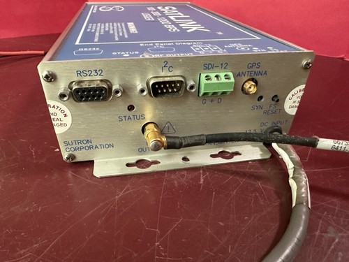 AS IS UNTESTED Sutron SatLink G312-1 Logger MPN 100-300-1200-BPS - Picture 7 of 12