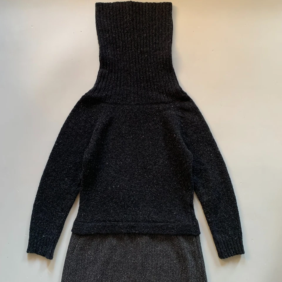 Weekend Max Mara Wool Mohair Angora Blend Turtleneck Dress - Imagen 3 de 4