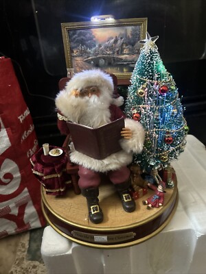 THOMAS KINKADE / NIGHT BEFORE CHRISTMAS STORYTELLING SANTA /Certificate Bradford