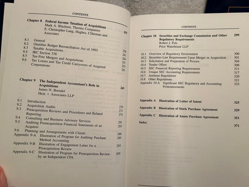 Vintage Bücher Mergers & Acquisitions 1995 von Morris Plus 1996 bis 1998 Beilagen - Bild 11 von 11
