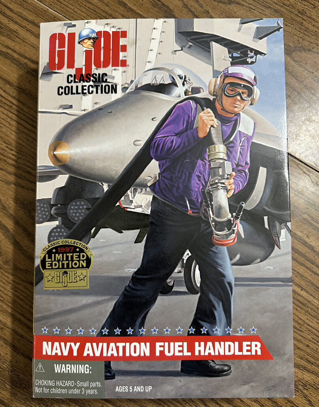 GI JOE Navy Aviation Fuel Handler Grape 1997 Collection Limited Edition New