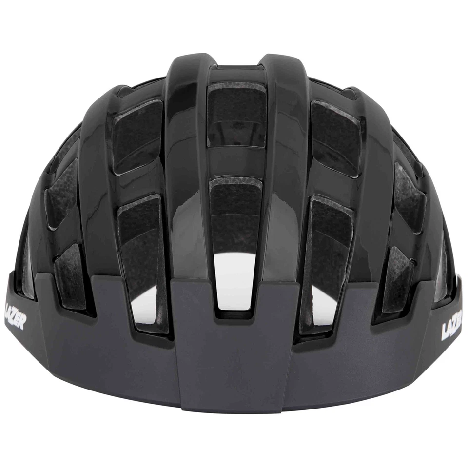 Casco Bici Lazer Compact Ciclismo Mtb E-Bike Bicicletta Nero Misura 54-61cm - Immagine 2 di 3