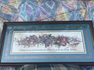 Home Interiors & Gifts I AM THE VINE John 15:5 Picture by Charles F. Hughey