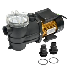 3/4HP Above Ground Pool Pump, 2400GPH Stable Flow, 33Feet Head Lift