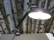 VTG Working VEMCO VEMCOLITE VL-4 Telescoping Drafting Work Light Dual Desk Clamp