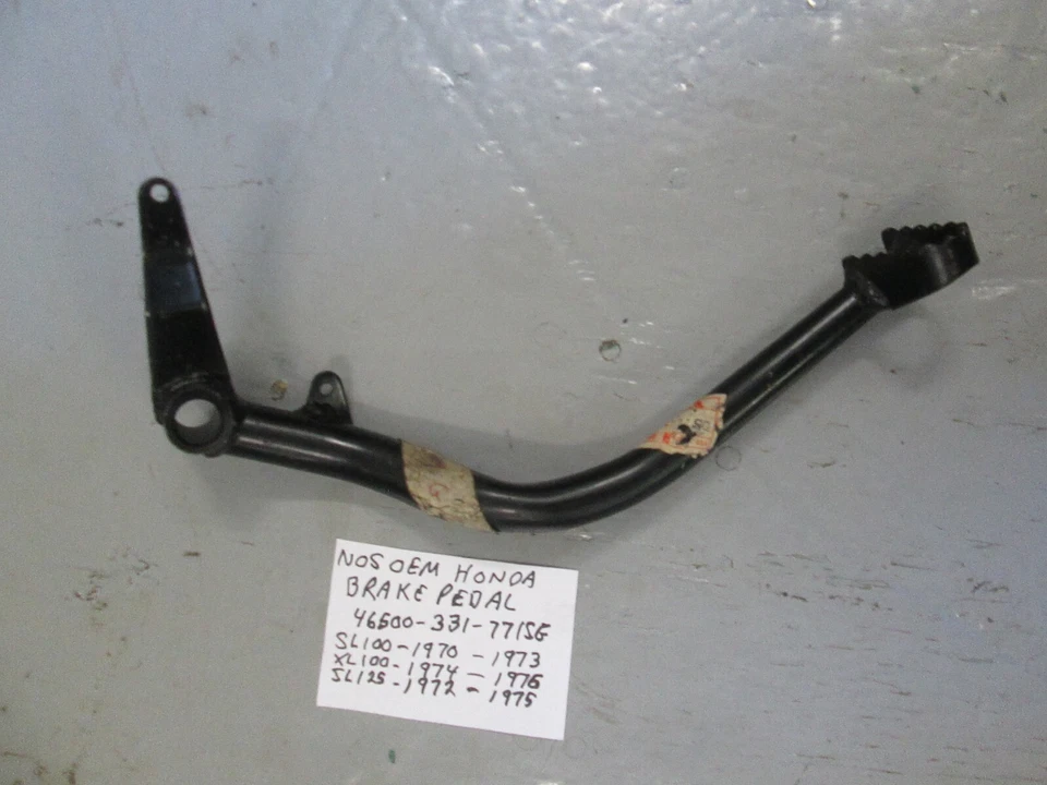 PEDAL FRENO HONDA SL100 / 125 / XL100 46500-331-771SG NUEVO DE COLECCIÓN Foto 2 de 4