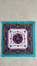 Vintage Bandana Southwest Handkerchief Wamcraft Vibrant Colorful USA Union Made