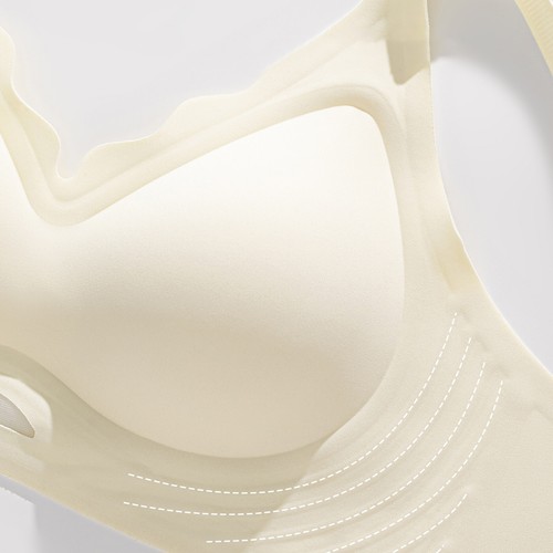 Plus Size Seamless Lift Bra For Women Fixed Cup Soft Support Reduces Bust - Picture 13 of 36
