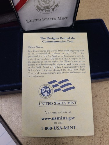 2004 Lewis & Clark Bicentennial Proof 90% Silver Dollar US Mint Coin Box and COA - Picture 3 of 6