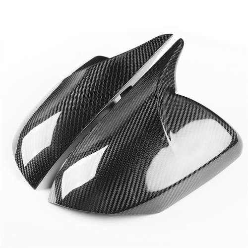 2×Real Carbon Fiber Side Rearview Mirror Caps Cover For Mazda 3 Axela 2010-2013 - Picture 6 of 15