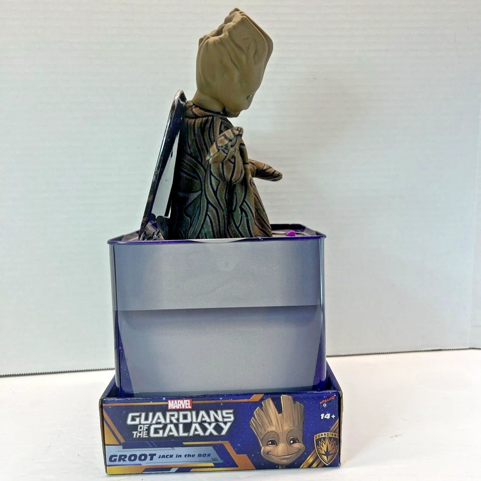 NUEVO Figura clásica de Guardianes de la Galaxia Groot Jack in The Box Foto 2 de 4