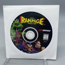 Rampage World Tour Windows PC 1997 CD-ROM Video Game DISC ONLY