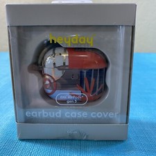 Heyday Airpods Earbud Case Cover With Clip For Airpods Gen 3 Aliyah Salmon