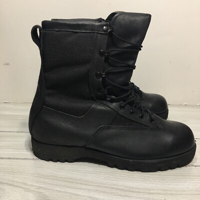 NEW BLACK LEATHER BELLEVILLE MILITARY TLS INFANTRY COMBAT BOOTS GORTEX 12.5 NEW BLACK LEATHER BELLEVILLE MILITARY TLS INFANTRY COMBAT  main image 4