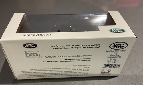 IXO Land Rover Discovery Sport 1/43 Corinthia grigio raro merce originale JLR - Foto 20 di 21