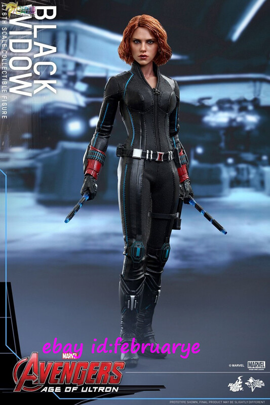 Hot Toys 1/6 Mms288 Avengers: Age Of Ultron Black Widow Action