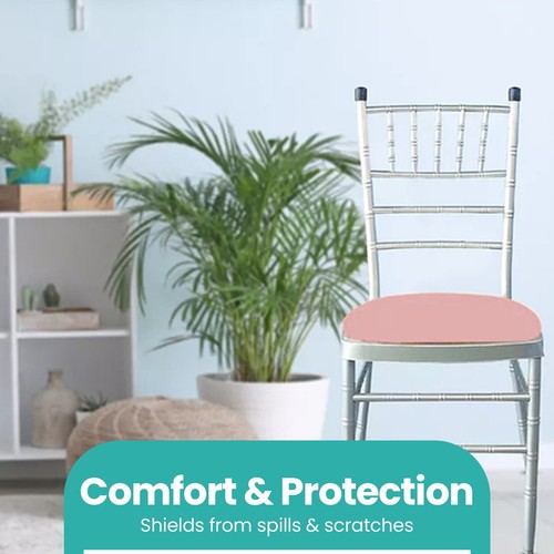 1-100x Dining Chair Seat Covers Stretch Chiavari Cushion Slipcovesr Protector - Picture 96 of 102