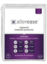 AllerEase Ultimate Allergy Protection Comfort Zippered Mattress Protector Full