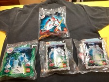 2007 McDonald Happy Meal Lego 4 Bionicle Number 1,4,7,7