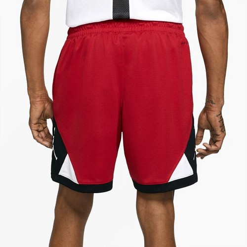 MEN'S AIR JORDAN JUMPMAN CLASSICS FLEECE BASKETBALL SHORTS HBR BLACK RED 2X 3XL - Picture 89 of 208