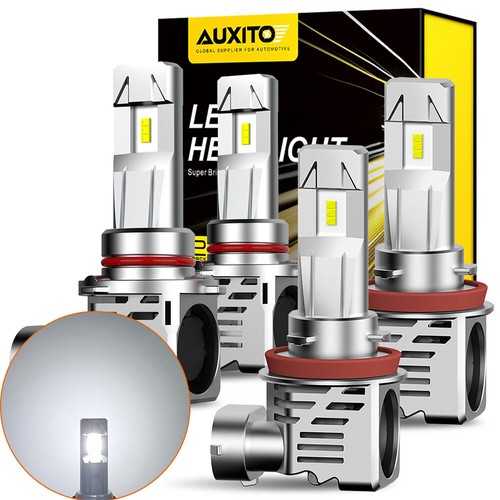 AUXITO 2X H1/H4/H7/H8/H13/9005/9006/9007 Headlight LED Bulbs Low High Beam 6500K - Picture 32 of 64