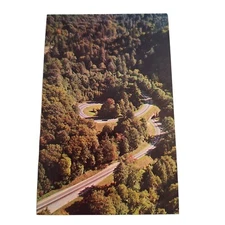 Postcard The Loop-Over US 441 Great Smoky Mountains National Park Chrome