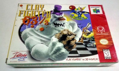 nintendo 64 clayfighter