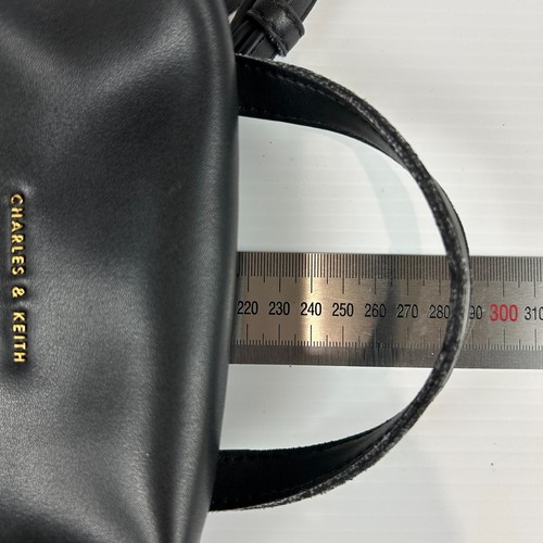 Charles & Kieth Dangerous Love Backpack Bag NWT Small Black - Picture 13 of 15