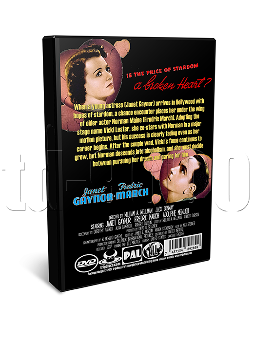 A Star Is Born (1937) Janet Gaynor, Fredric March Drama Movie on DVD