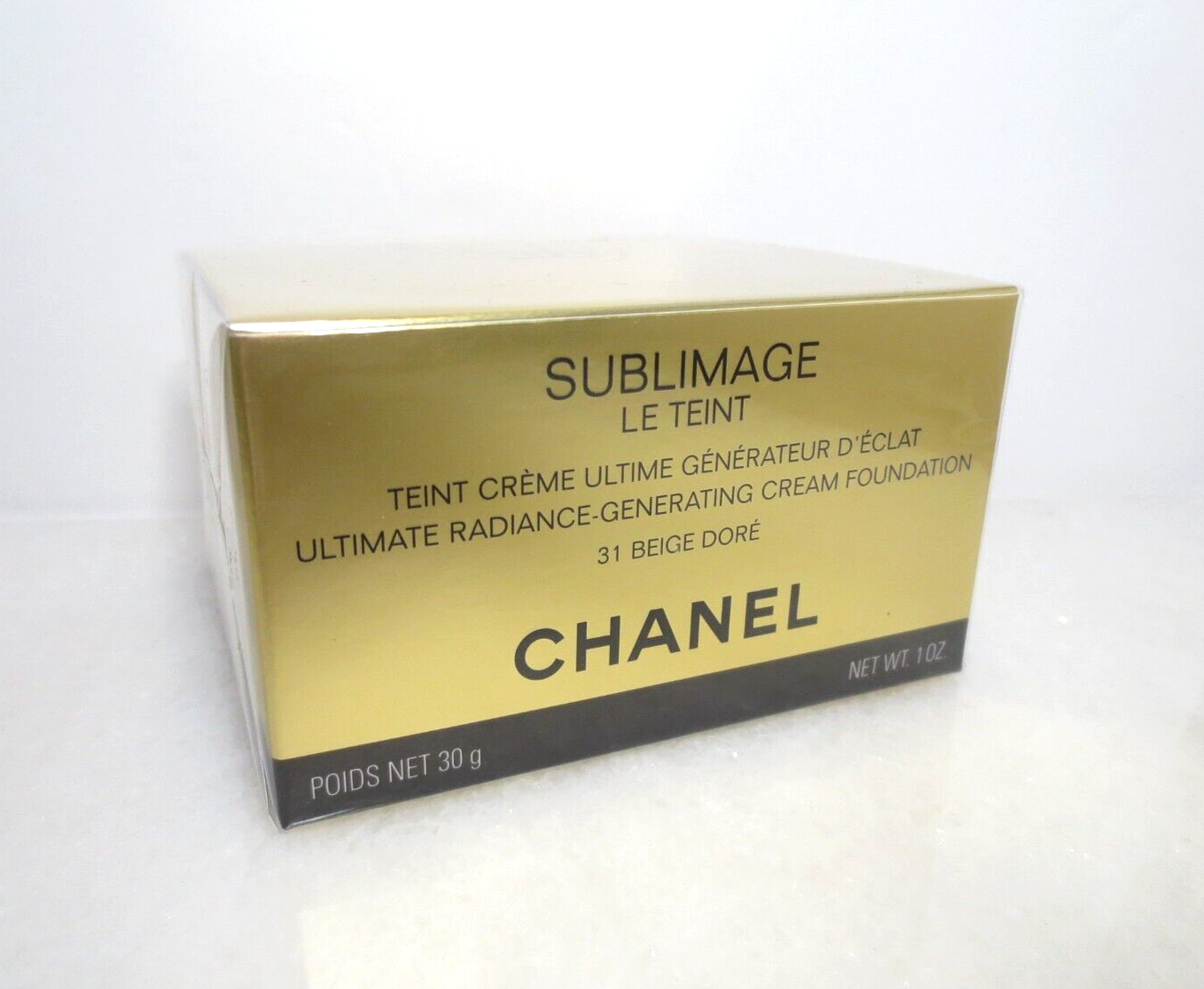 Chanel+Sublimage+01+Beige+Le+Teint+Ultimate+Generating+Cream+Foundation+1.0+ oz for sale online