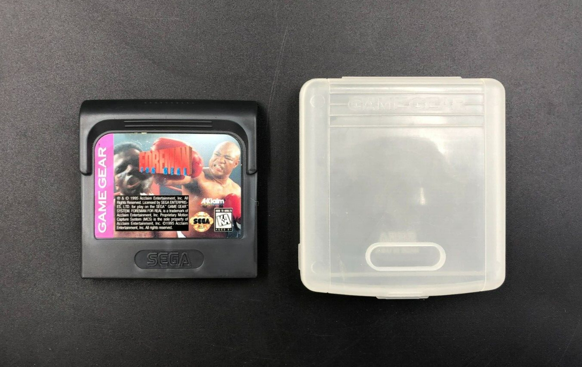 Foreman For Real (Sega Game Gear) Game Cartridge w/ Case | eBay