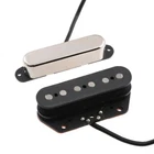 Alnico 5 Stacked Tele Neck + Bridge Pickup Set for Telecaster Electric Guitar