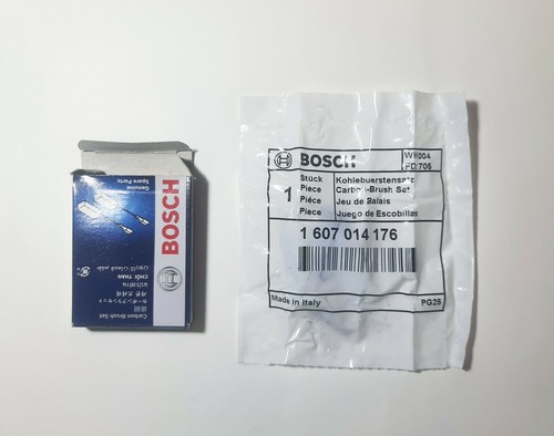 BOSCH 1607014176 CARBON BRUSH SET for GWS 6-100, GFF 22A, 8-115C : 10 Pcs Pack - Picture 10 of 12