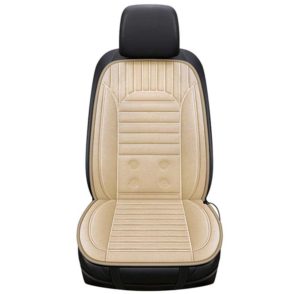 Cojín térmico de asiento de coche calefacción rápida con interruptor de ajuste de temperatura para frío invierno Foto 2 de 4