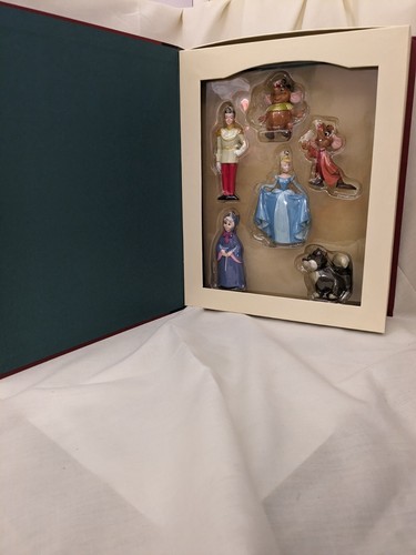 Vintage 1998 Retired Disney Collection Cinderella Storybook 6 Ornaments #16115 - Picture 6 of 7