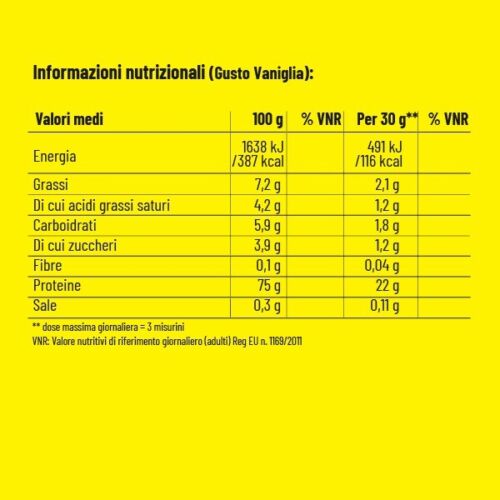 WHEY PROTEIN 900 GR GUSTO VANIGLIA PROACTION SPEDIZIONE GRATUITA - Foto 3 di 8