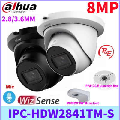 Dahua IPC-HDW2841TM-S 8MP 4K Wizsense SMD H265 Poe Mikrofon Augenkugel IP-Kamera