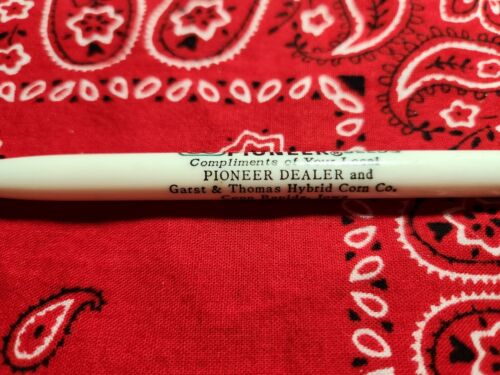 PIONEER SEEDS, VIRGINIA NEBRASKA, COON RAPIDS IOWA Scripto matita meccanica vintage - Foto 2 di 6